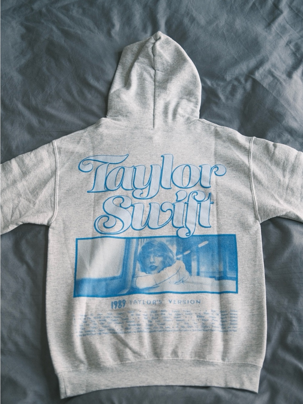 Taylor Swift 1989 Taylor's Version From The Vault Gray Hoodie S